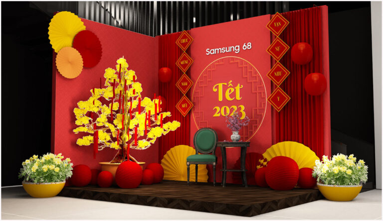 concept trang trí Tết