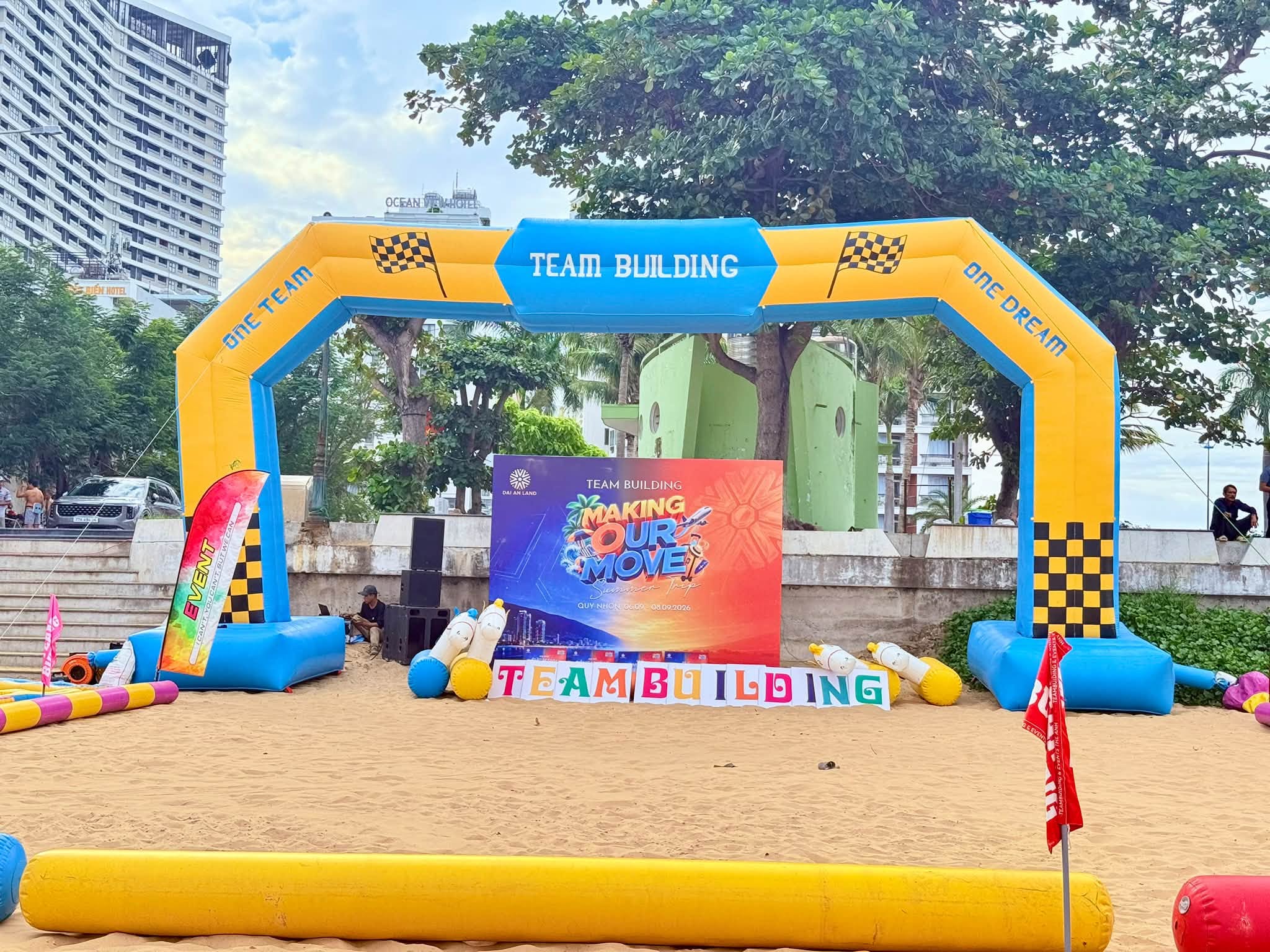 Cho thuê thiết bị team building Phú Yên