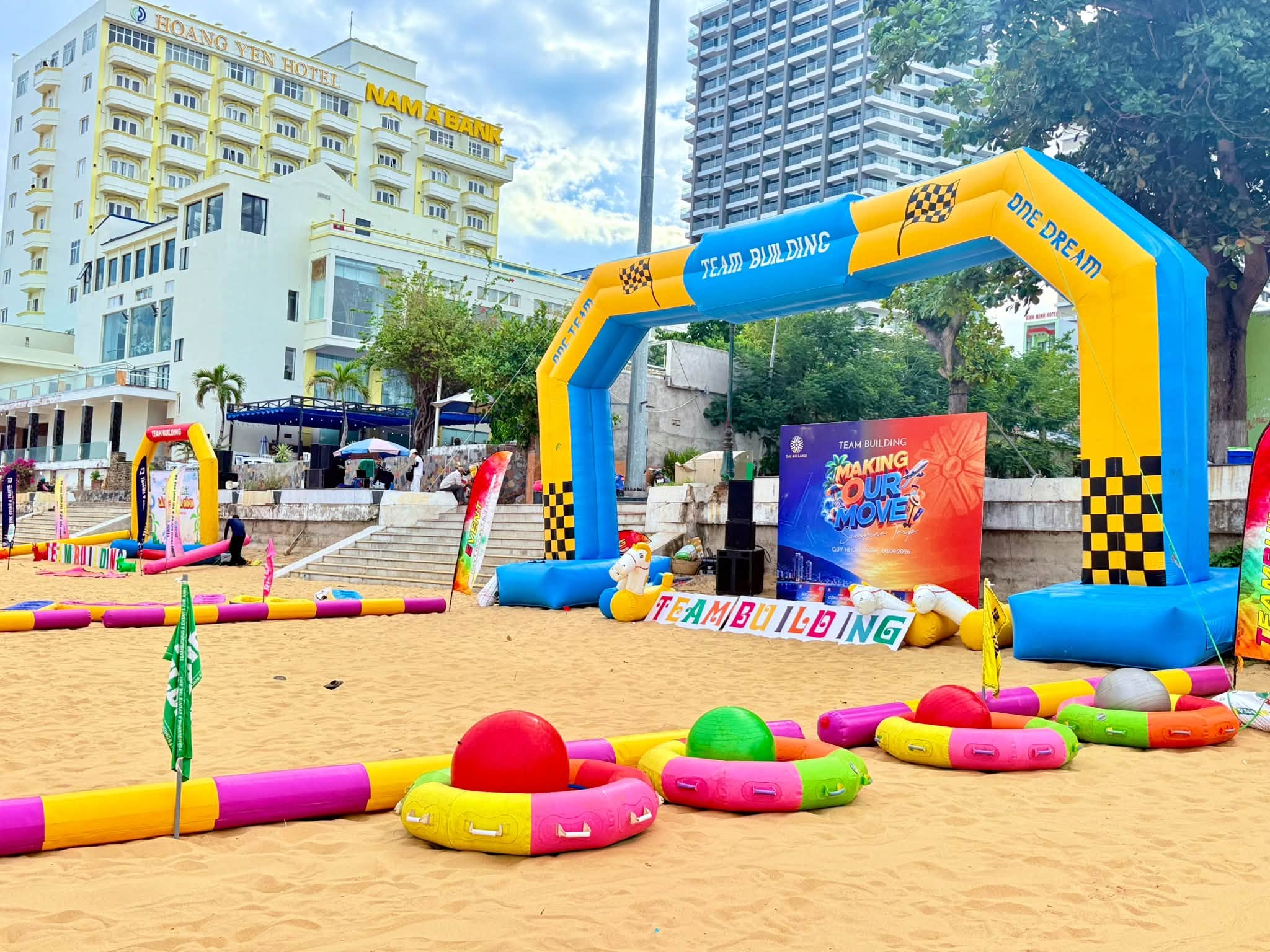 Cho thuê thiết bị team building Phú Yên
